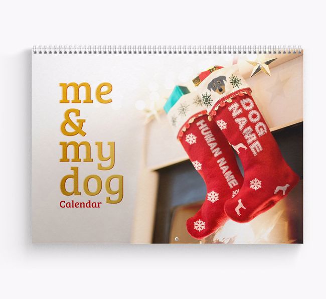 Personalised Me & My Dog Calendar featuring {dogsName}